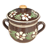 Glazed Alsatian terracotta tureen