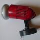 Red and black wall light Stilplast vintage Italian design 1970