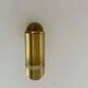 Vintage adjustable wall light, solid perforated brass, France 1960