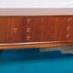 Scandinavian enfilade of the 70s, teak plated.