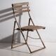 Antique folding garden chairs (c.1920). Set of 2 pieces.