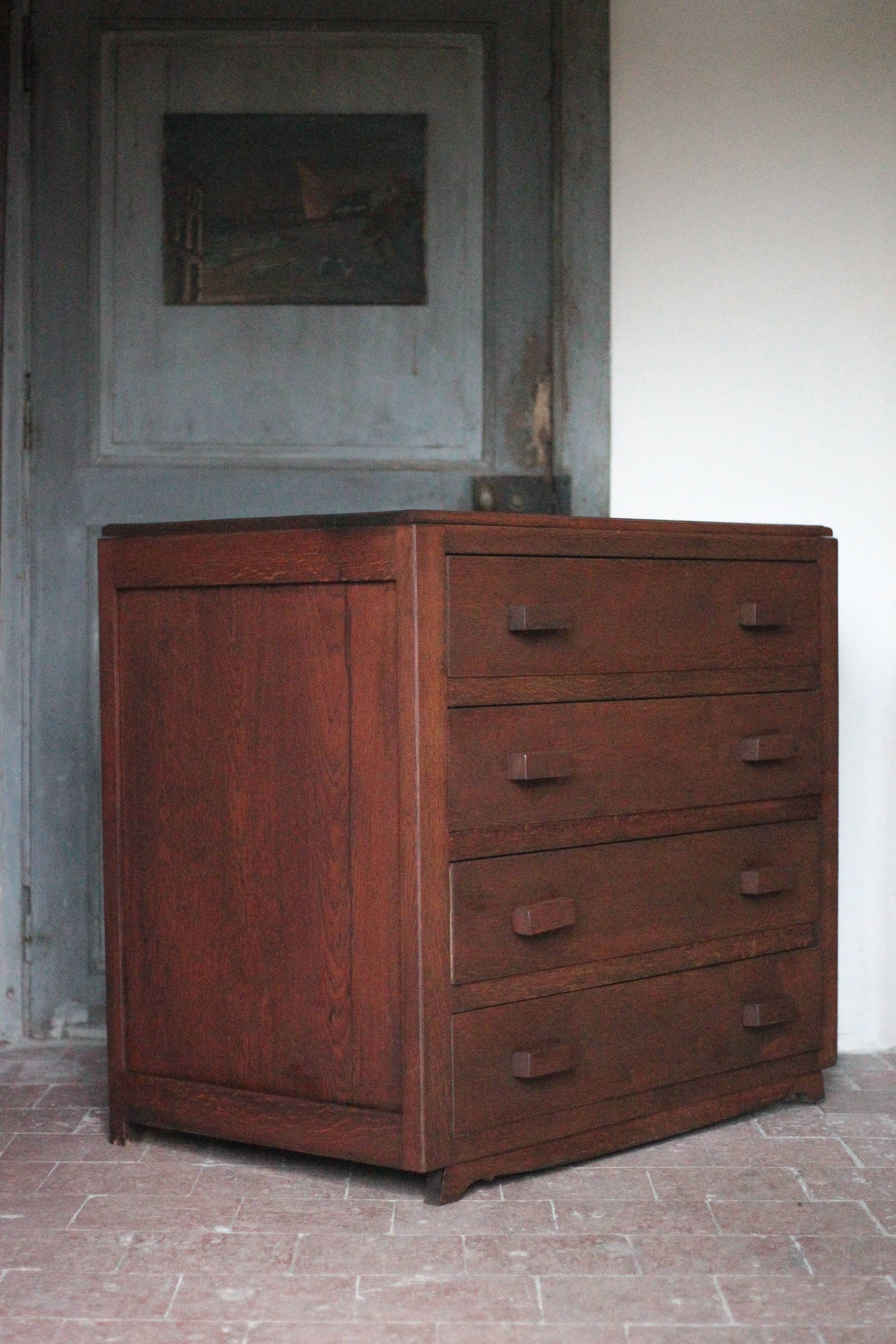 Commode vintage, commode bois reconstruction, meuble de rangement