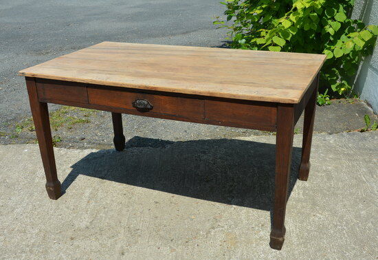Oak farm table
