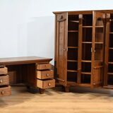 Oak bookcase, Art Deco period – 1940