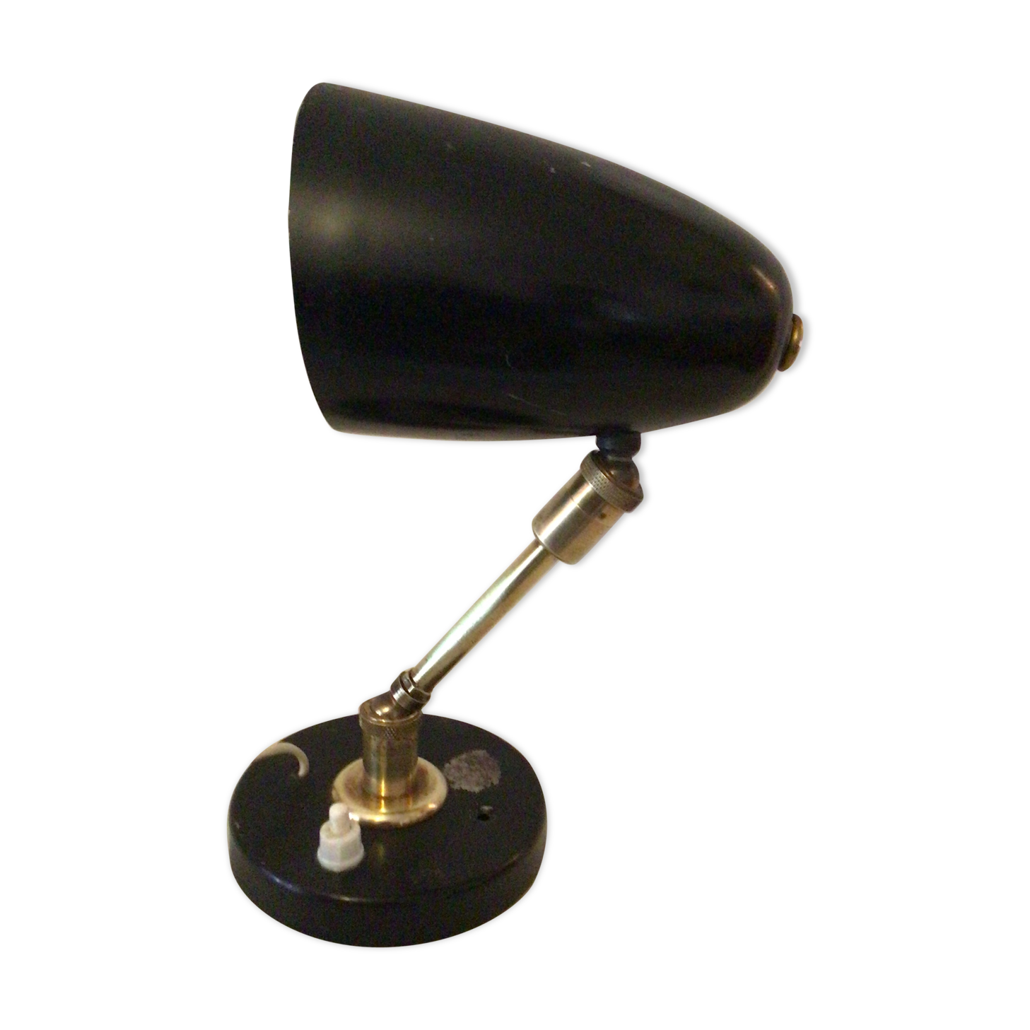 Vintage black articulated lamp