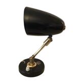Lampe cocotte noire vintage articulée