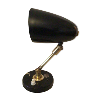 Vintage black articulated lamp