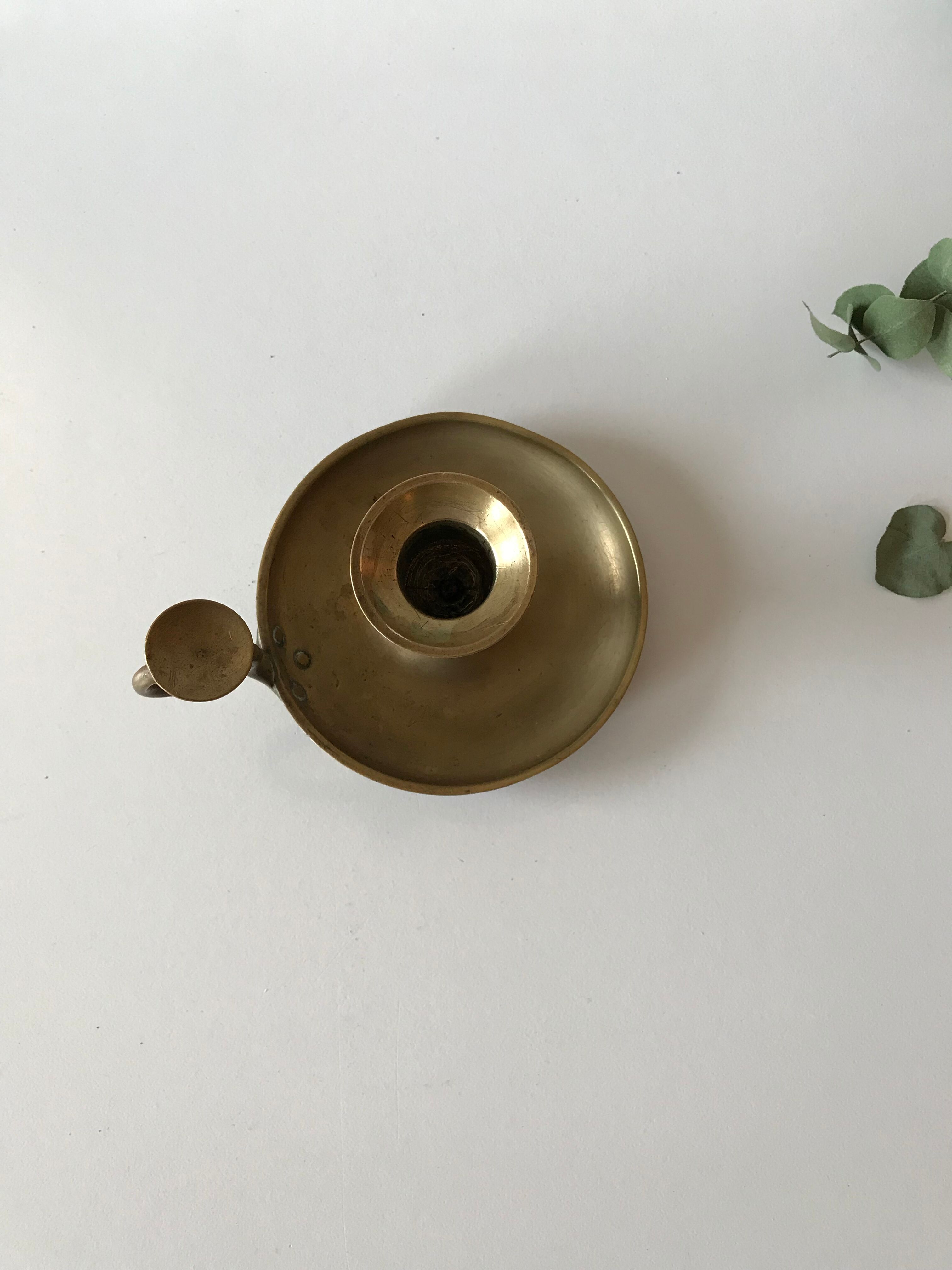 Brass candlestick