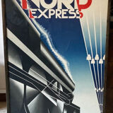 Affiche encadrée vintage Nord Express A.M. Cassandre