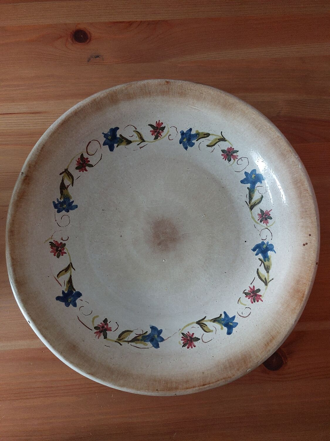 Duo pottery of Morzine - dish plus vase