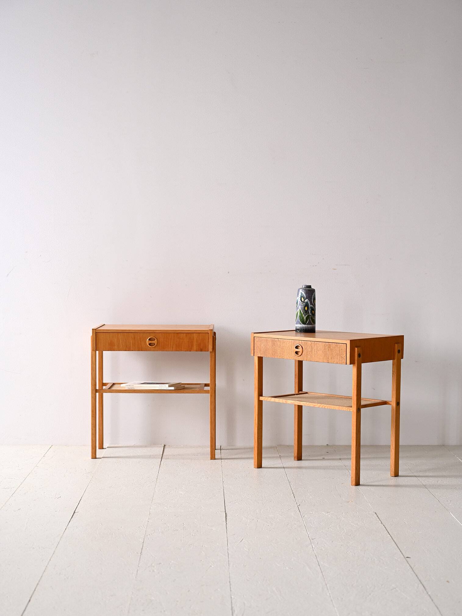 Pair of vintage nightstands by AB Carlström
