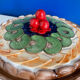Plat tarte aux fruits barbotine