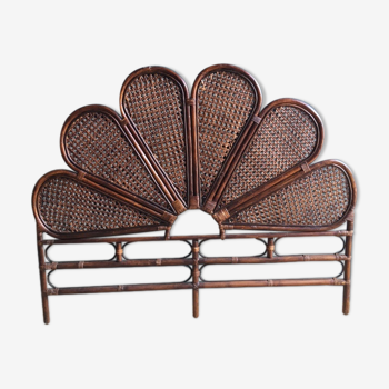 Headboard rattan