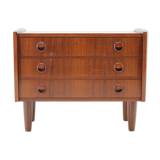 1960s danish teak chest of drawers