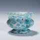 Antique millefiori bowl with handles, Fratelli Toso Murano ca. 1920s