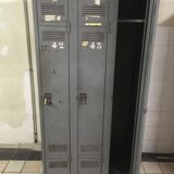 Old vintage industrial cloakroom