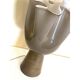 Contemporary Milky-Beige Murano Style Glass Table Lamp