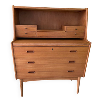 Scandinavian teak secretary – Arne Wahl Iversen – Denmark, 1960s
