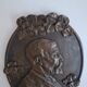 Plaque murale Art Déco T. G. Masaryk 1920, Tchécoslovaquie