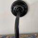 Wall lamp in brass glass and ceramic