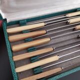Old cheese knife set