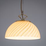 Ceiling lamp with Murano glass shade