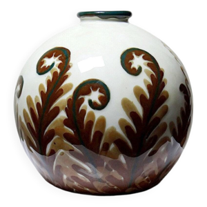 Vase boule en porcelaine - circa