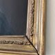 Antique oil portrait painting, framed large lady portrait, c. 1840