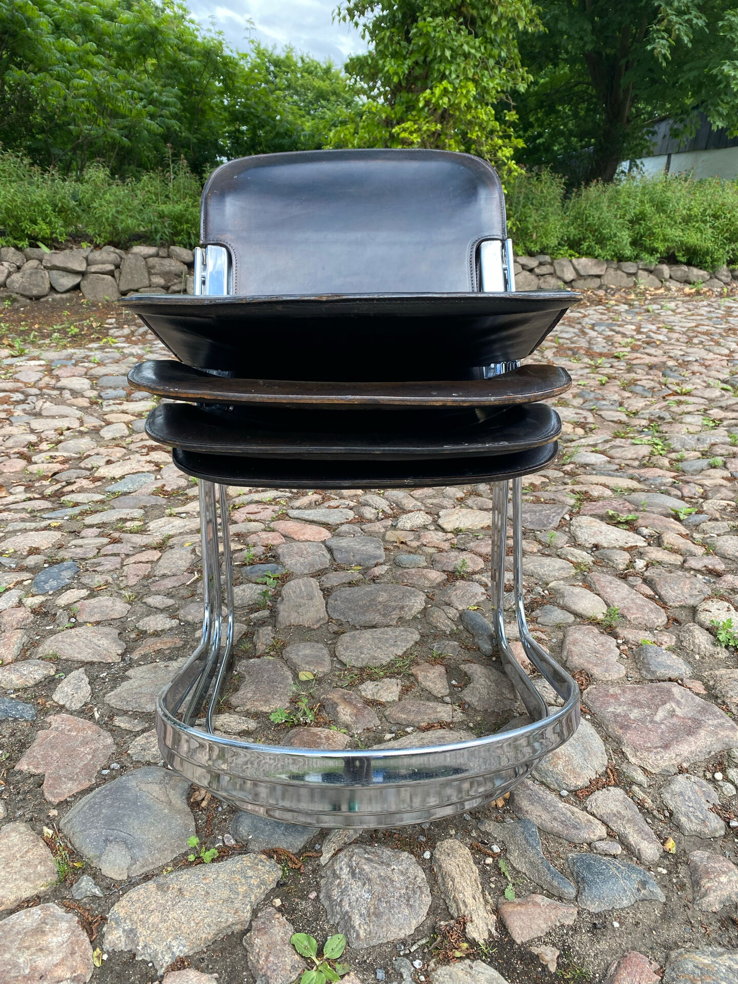 Dining chairs by Willy Rizzo