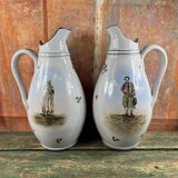 Pair of Fives Lille pouring pitcher