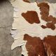 Vintage cowhide rug 1970