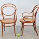 Chaises en osier en bois cintré par Jacob & Josef Kohn pour Wiener Werkstätte, Autriche, années 1890, ensemble de 2