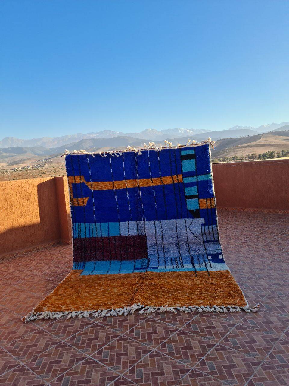 Beni Mrirt Rug 100% Natural Wool – Luxury and Berber Craftsmanship