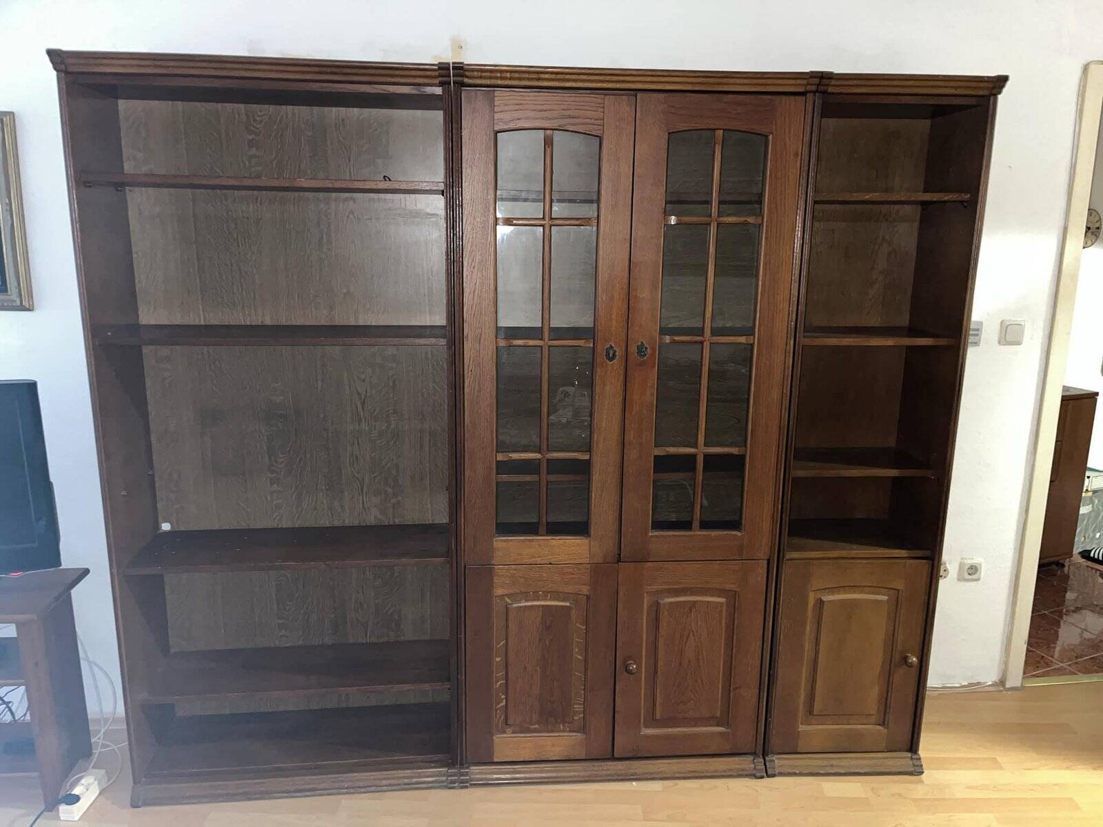 Vintage display cabinets, 1970s, set of 3