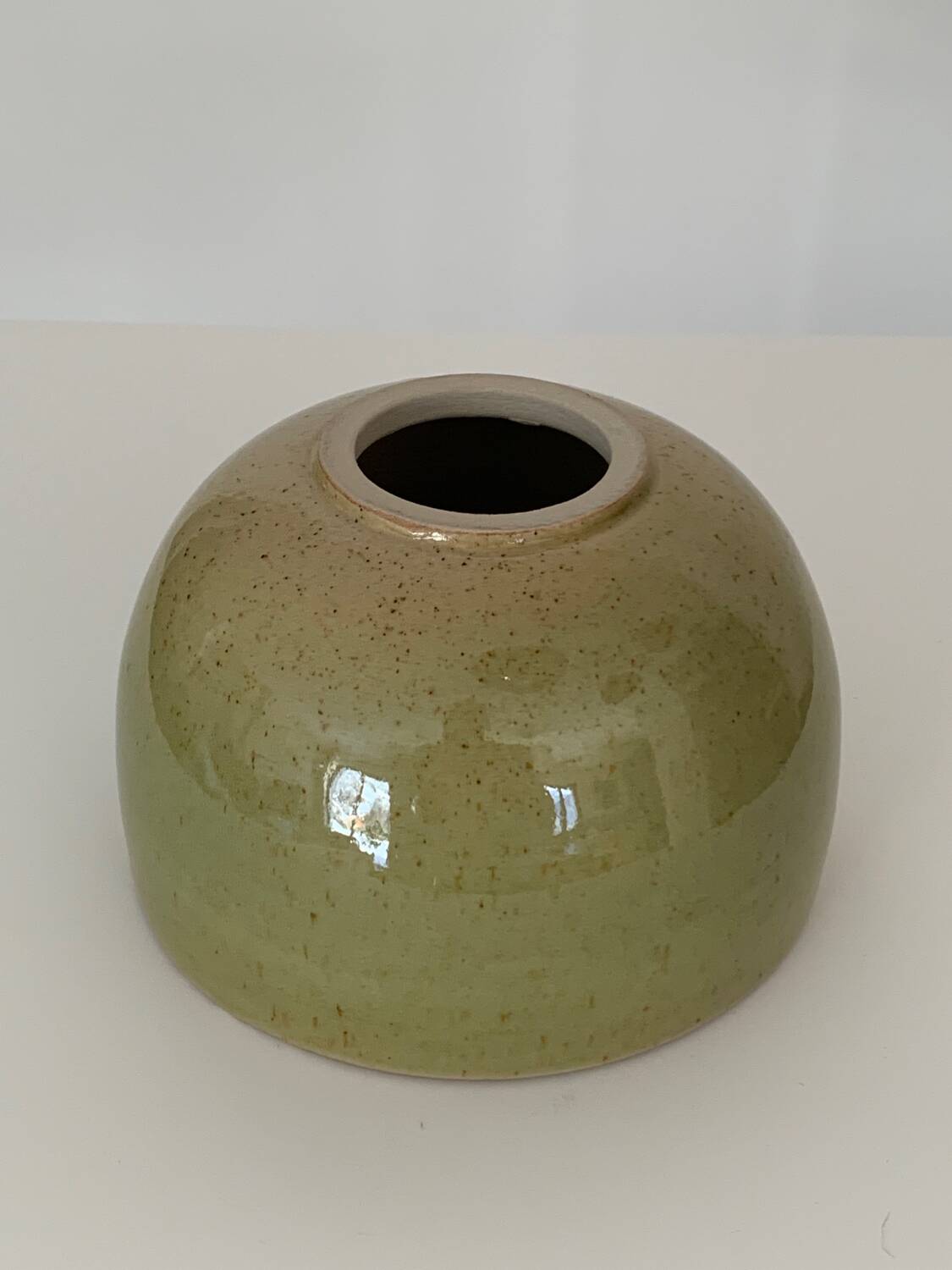 80s enamelled stoneware ashtray/pocket tray