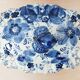 Delft earthenware covered dish