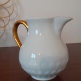 Creamer and milk jug in porcelain Vignaud