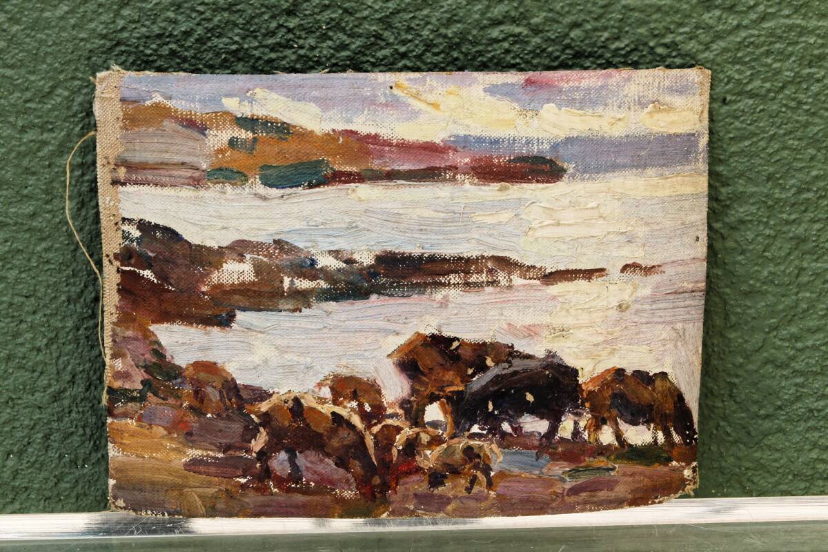 Workshop background, Henry Sené (1889-1961)