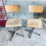 Pair of workshop chairs