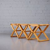 Pippa folding bench by Rena Dumas for Hermès Paris