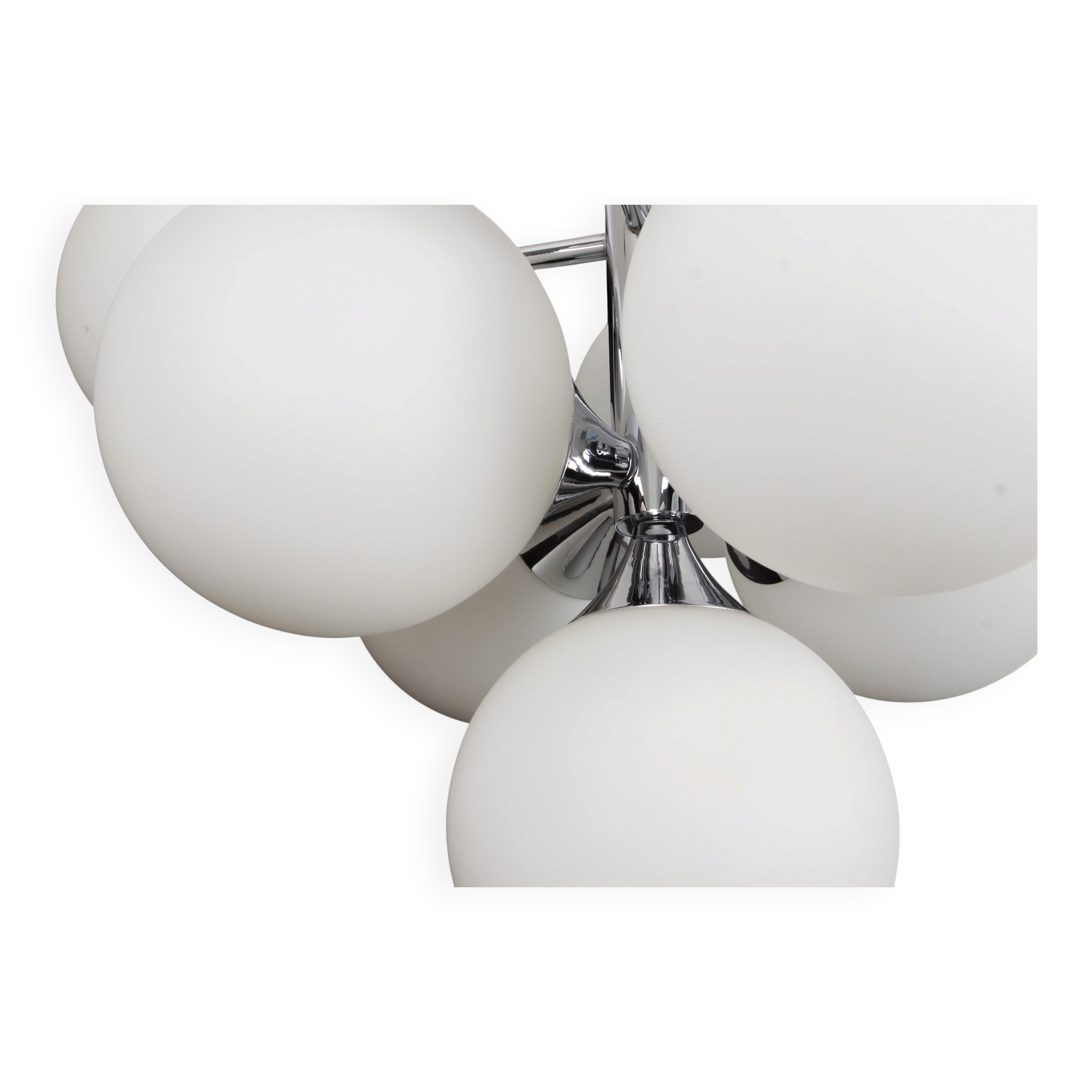 Atomic chrome lustre by Kaiser, Germany, 1960s