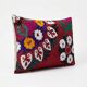 Housse de coussin brodée vintage 51x71 cm