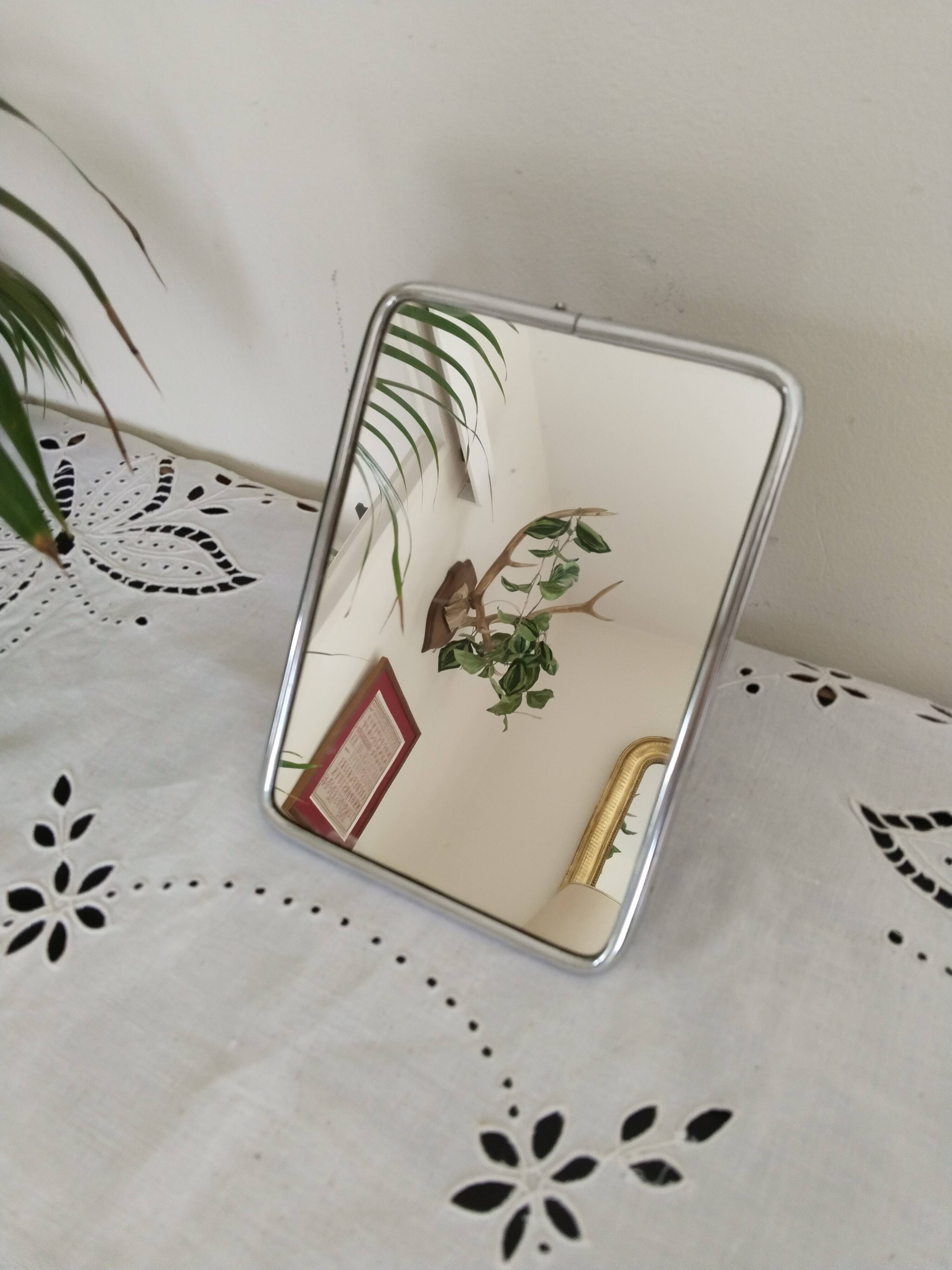 Barber mirror to stand 14 cm x 19 cm