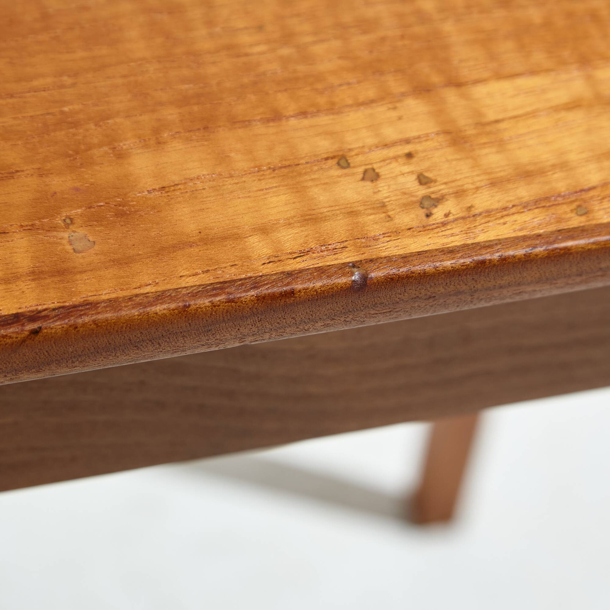 Restored teak and beech desk
