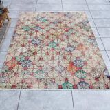 Geeometric Vintage Anatolian Rug sku 1081