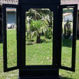 Dressmaker's cabinet with beveled triptych mirrors. (Mirror cabinet)