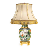 Lampe en Porcelaine de Samson de Style Chinois XIXème Siècle