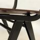 Vintage Eromes Marko school compass Chair set of 4