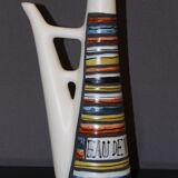 Ceramic pitcher by Capron circa 1960