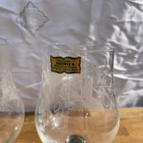 Verres à pied étain